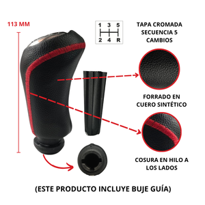 Pomo Palanca de Cambios Renault Sandero Logan Duster 1.6 en Cuero
