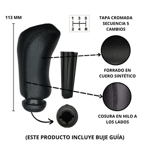 Pomo Palanca de Cambios Renault Sandero Logan Duster 1.6 en Cuero