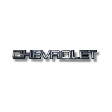 EMBLEMA INYECTADO CHEVROLET SPRINT TRASERO BAÚL LETRAS ADHESIVAS CROMADO Y NEGRO
