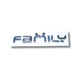 EMBLEMA INYECTADO CHEVROLET AVEO FAMILY TRASERO LETRAS ADHESIVAS CROMADO