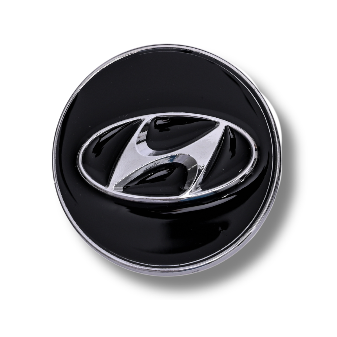 TAPA GRASERA NEGRA HYUNDAI i30 i20 i40 / ELANTRA / VERNA / TUCSON CRETA / SONATA / SANTA FE RIN 14 60MM o 6.0CM