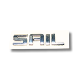 EMBLEMA INYECTADO CHEVROLET SAIL TRASERO LETRAS CROMADO
