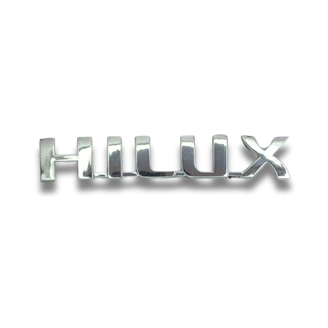 EMBLEMA INYECTADO HILUX VIGO LATERA / PLATON CROMADO