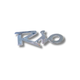 EMBLEMA INYECTADO TRASERO KIA RIO CROMADO