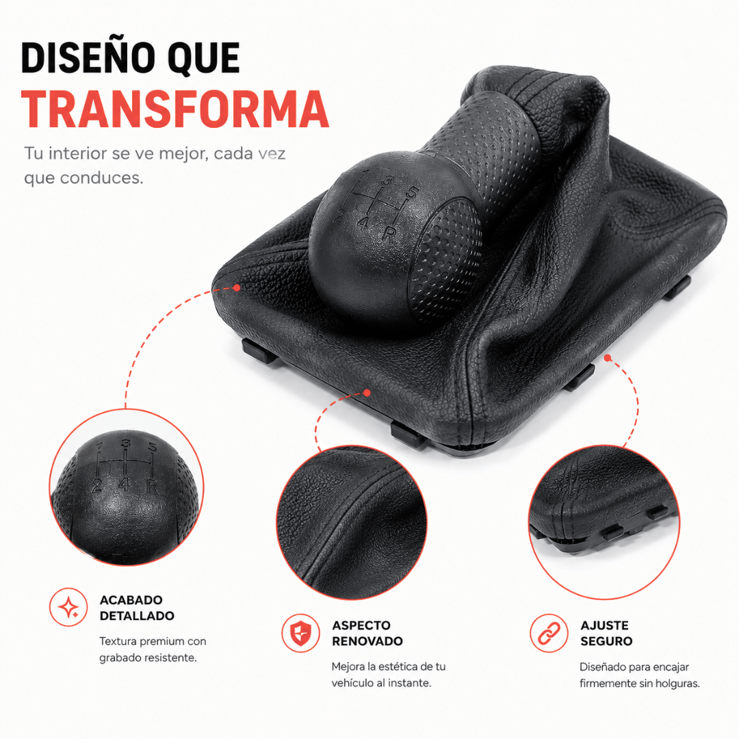 Pomo Palanca de Cambios Chevrolet Sail con Funda