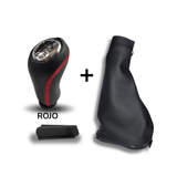 Pomo Palanca de Cambios Renault Sandero, Logan, Duster 1.6 en Cuero Con Funda