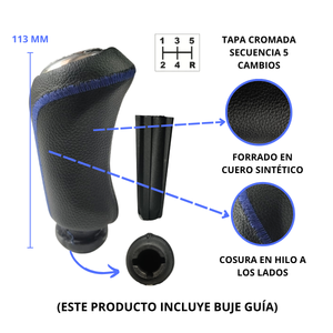 Pomo Palanca de Cambios Renault Sandero Logan Duster 1.6 en Cuero