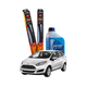 Kit Plumillas Ford Fiesta 24" y 16" (2011-2020) + Líquido Limpiaparabrisas