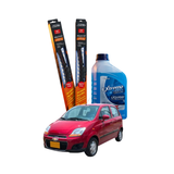 Kit Plumillas Limpiaparabrisas Chevrolet Spark Cronos 22" y 14" + Líquido Limpiaparabrisas