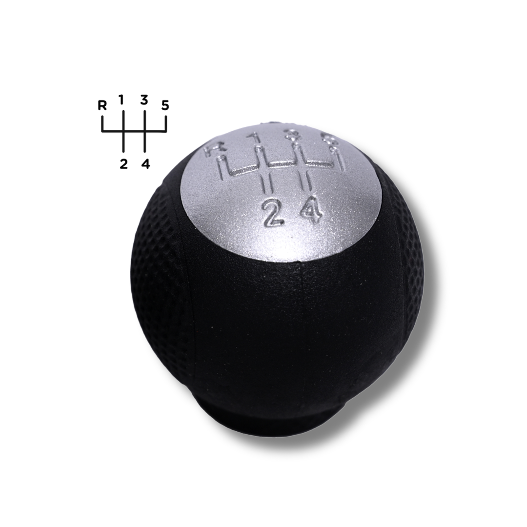 POMO PALANCA CAMBIOS LUJO CHEVROLET AVEO GIRS, NEGRO, CROMADO 3