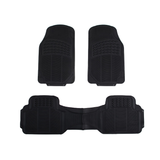 TAPETE CAUCHO 3PCS NEGRA